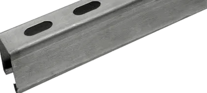 Perfil unicanal perforado 4X4 calibre 12.