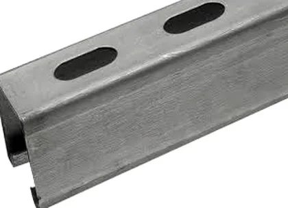 Perfil unicanal perforado 4X4 calibre 12.